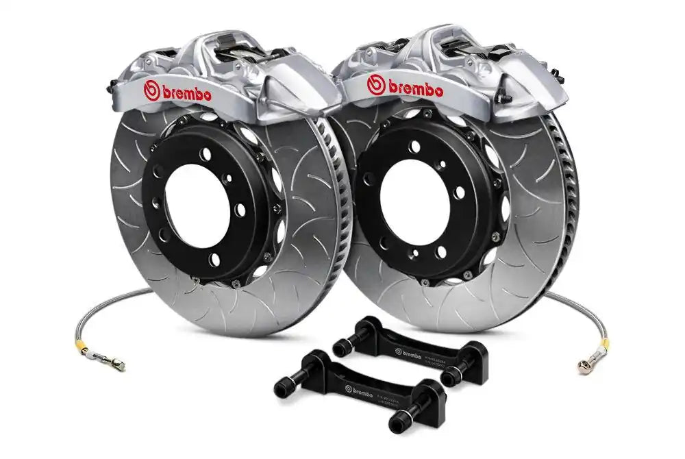 4 Piston Front Brake Kit with Type 1 Slotted Rotors