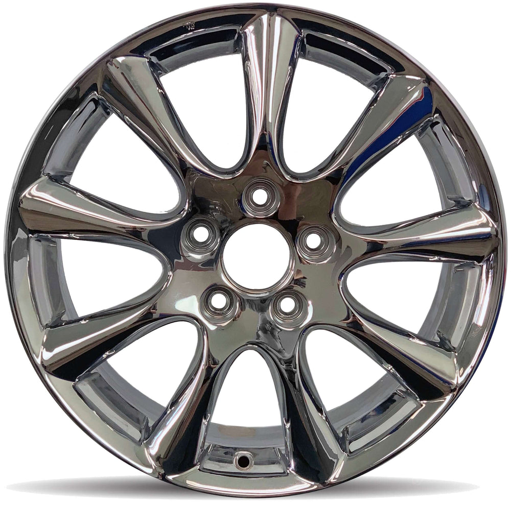 17x7 5-Lug 4.5-Inch Bolt Pattern Silver Aluminum Wheel