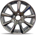 17x7 5-Lug 4.5-Inch Bolt Pattern Silver Aluminum Wheel