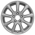 17x7 5-Lug 4.5-Inch Bolt Pattern Silver Aluminum Wheel
