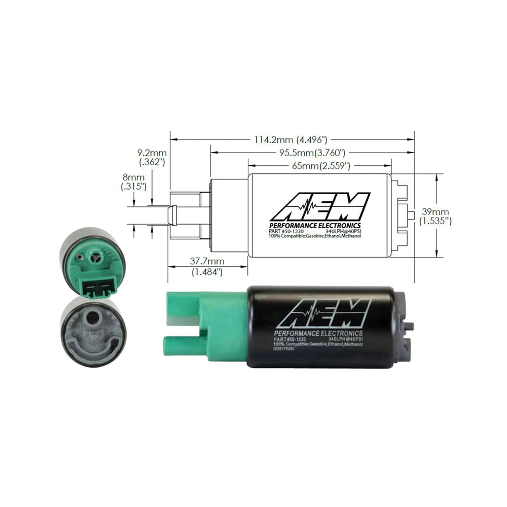 340 LPH High-Flow In-Tank Fuel Pump