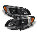 Projector Headlight Assembly Pair, Midnight Black