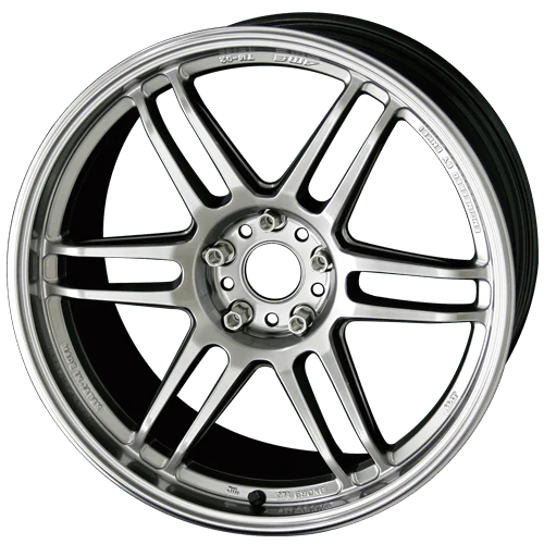 TM-02 17x7 5x114.3 +45mm Hyper Silver Wheel