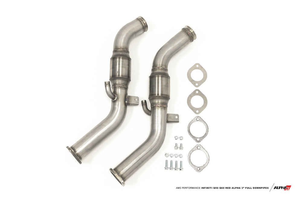 Red Alpha 3" Full Downpipes