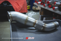 4.5-Inch Stainless Steel Mandrel-Bent Downpipe