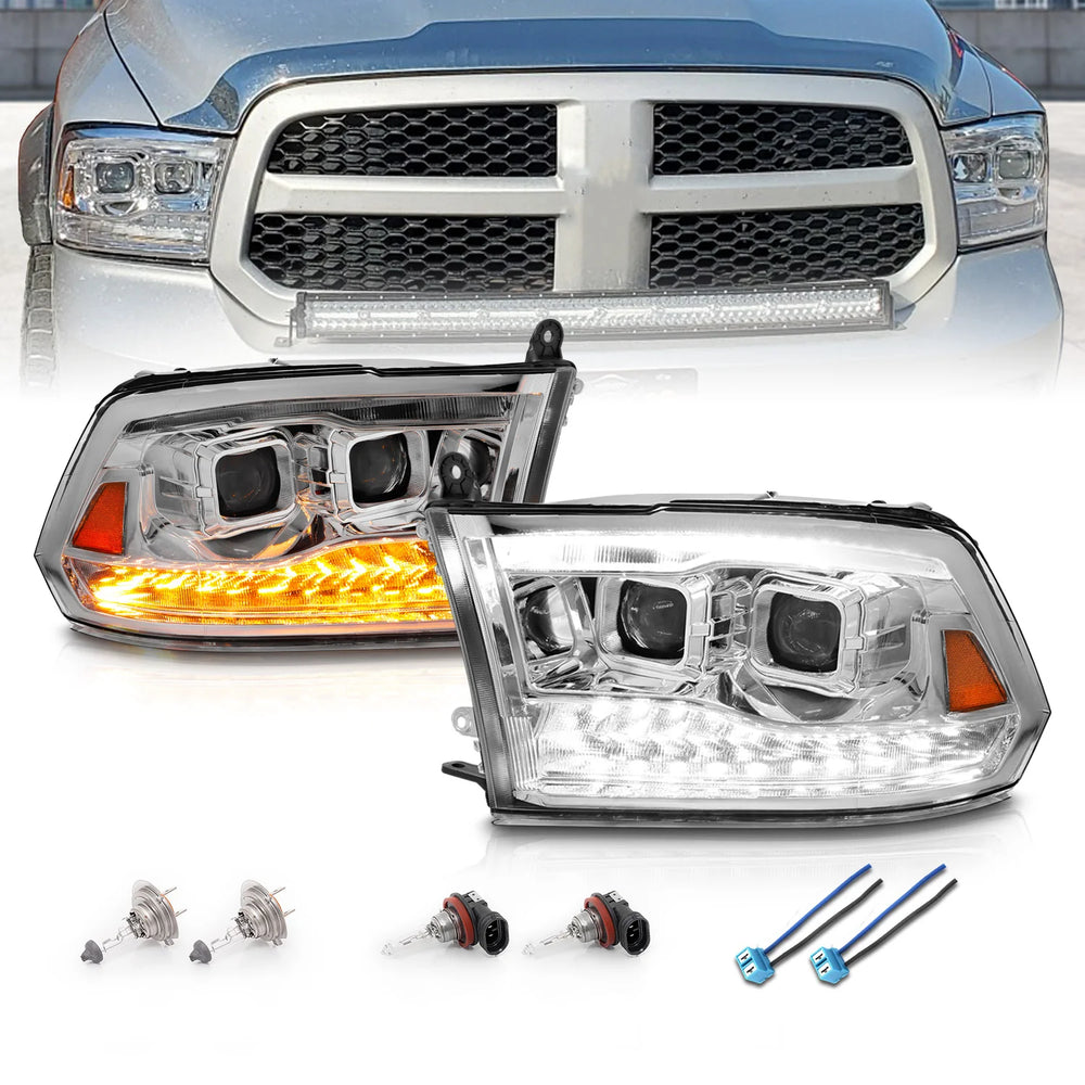 Driver and Passenger Side Headlight Set