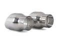 Double-Walled 3.5 Inch Slash-Cut Tips (Polished Silver) Set of 2 Fits Universally on Various APR Exhaust Systems APR