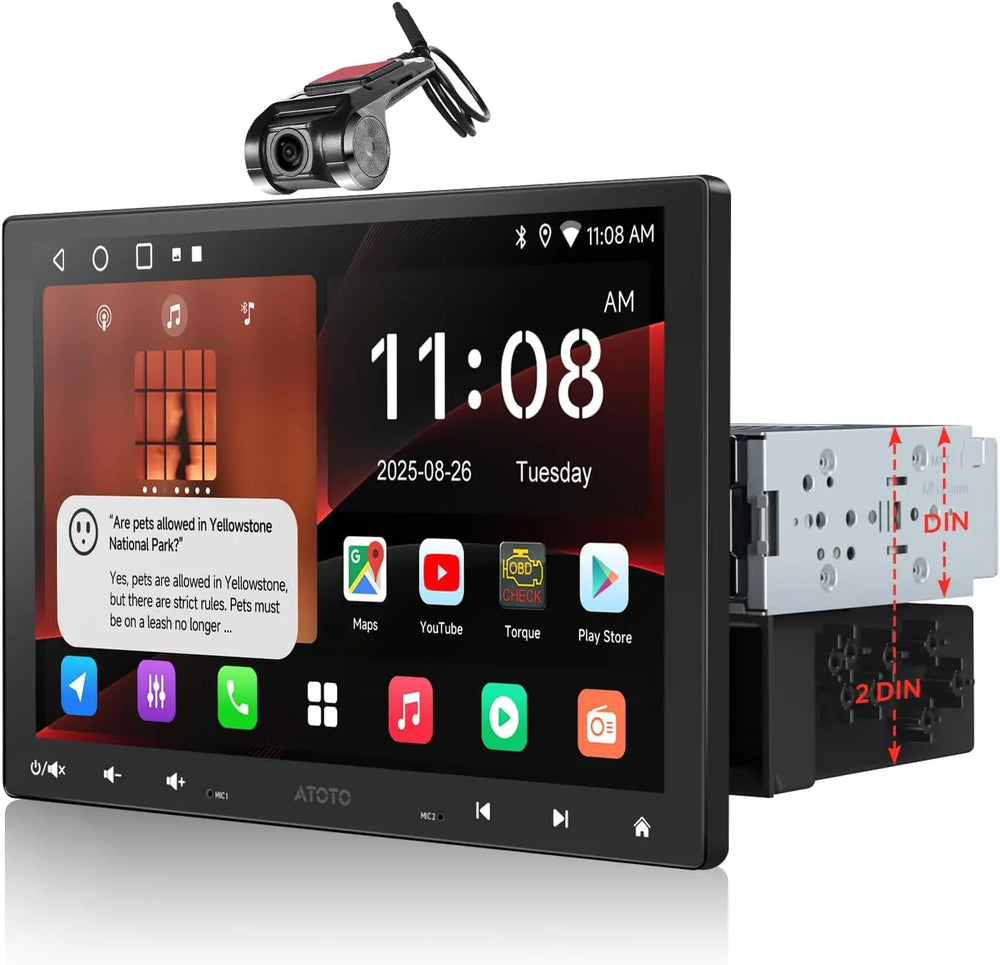 A5L 10.1-Inch Android Car Stereo