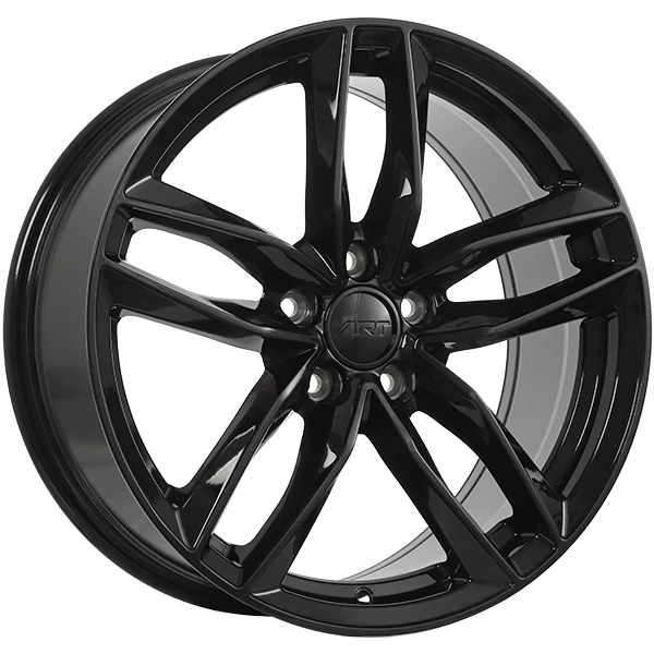 REPLICA 36 17x7.5 5x112mm +42mm Gloss Black Wheel