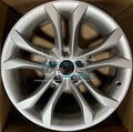 18x8 5-Lug 112mm 47mm Offset Silver Aluminum Wheel