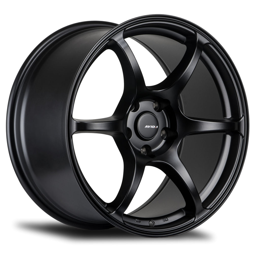 AV-26 18x8.5 +35mm 5x114.3 Matte Black