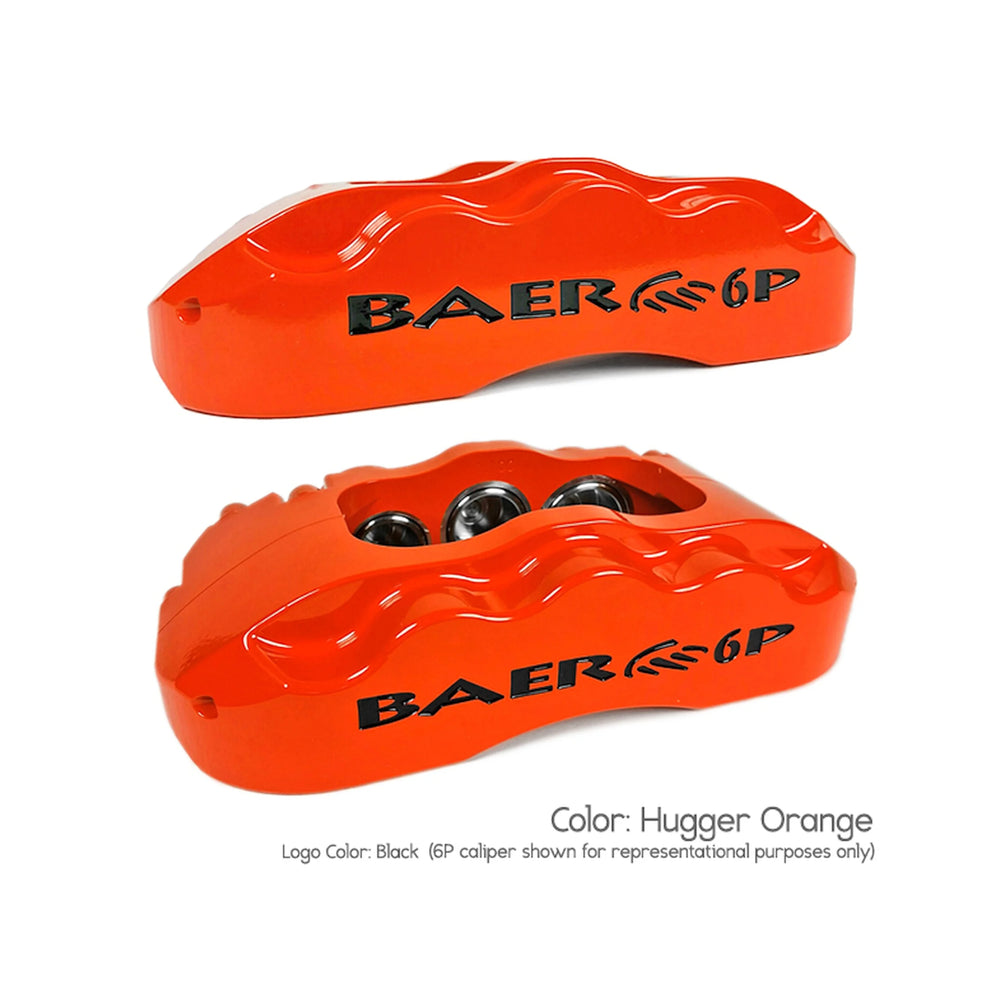 13-Inch Drilled and Slotted Brake System with Hugger Orange Calipers