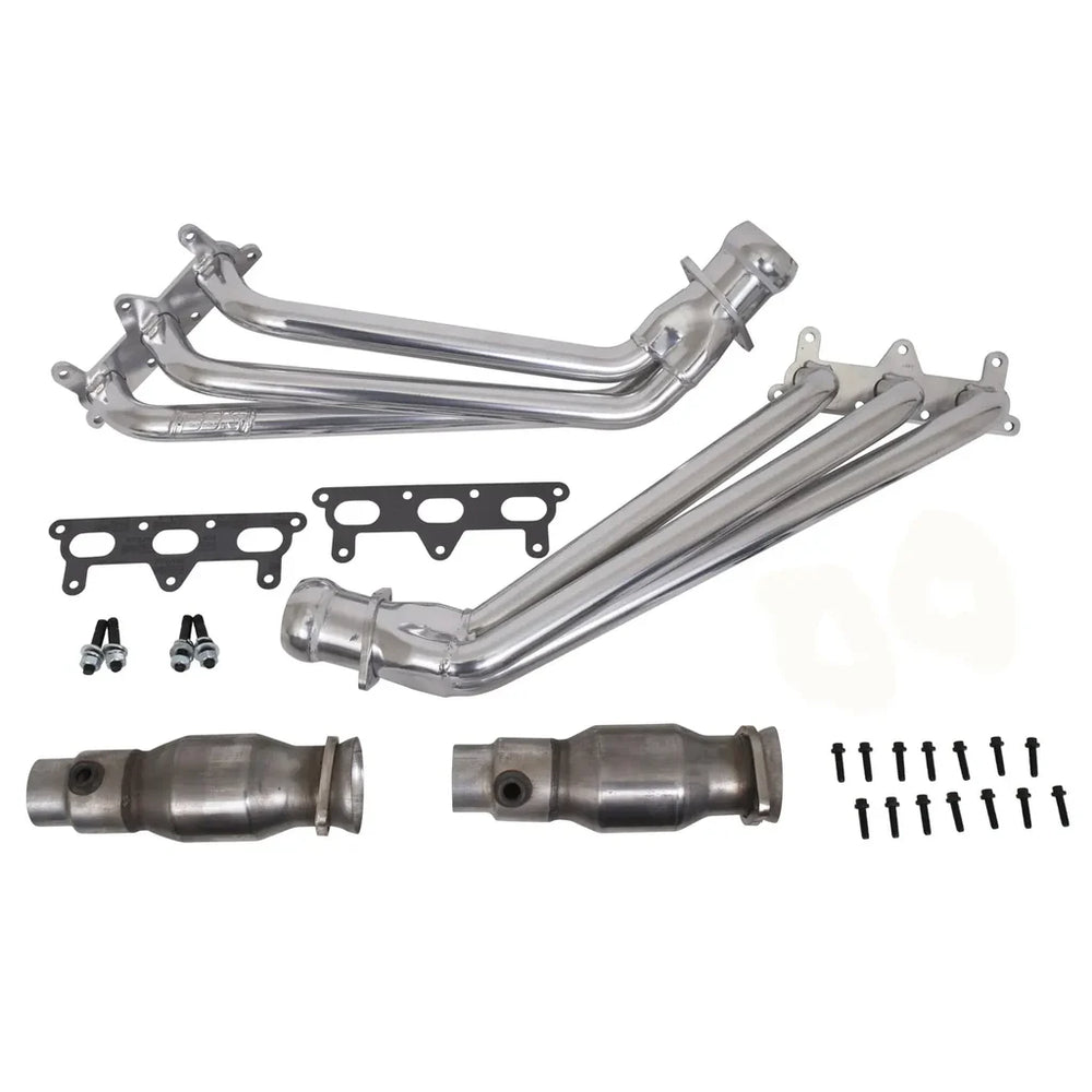 Silver Ceramic Coated Headers with Catalytic Converters