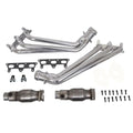 Silver Ceramic Coated Headers with Catalytic Converters