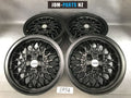 15x6J +35mm 4x100mm Mesh Style Wheel Set
