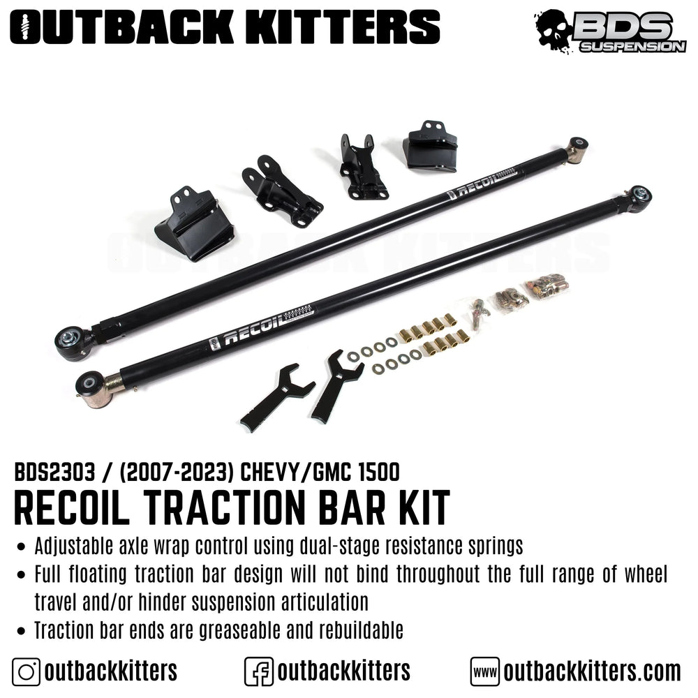 Recoil Traction Bar Kit