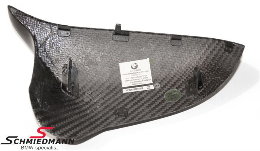 M Performance Carbon Fiber Mirror Cap Set