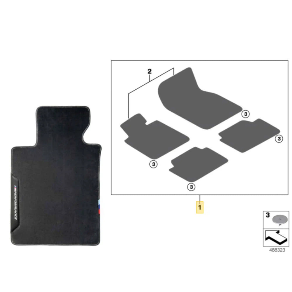 M Performance Floor Mats (Set of 4)