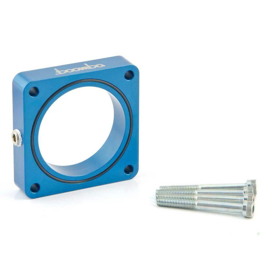 Billet Aluminum Intake Manifold Spacer w/ NPT Port