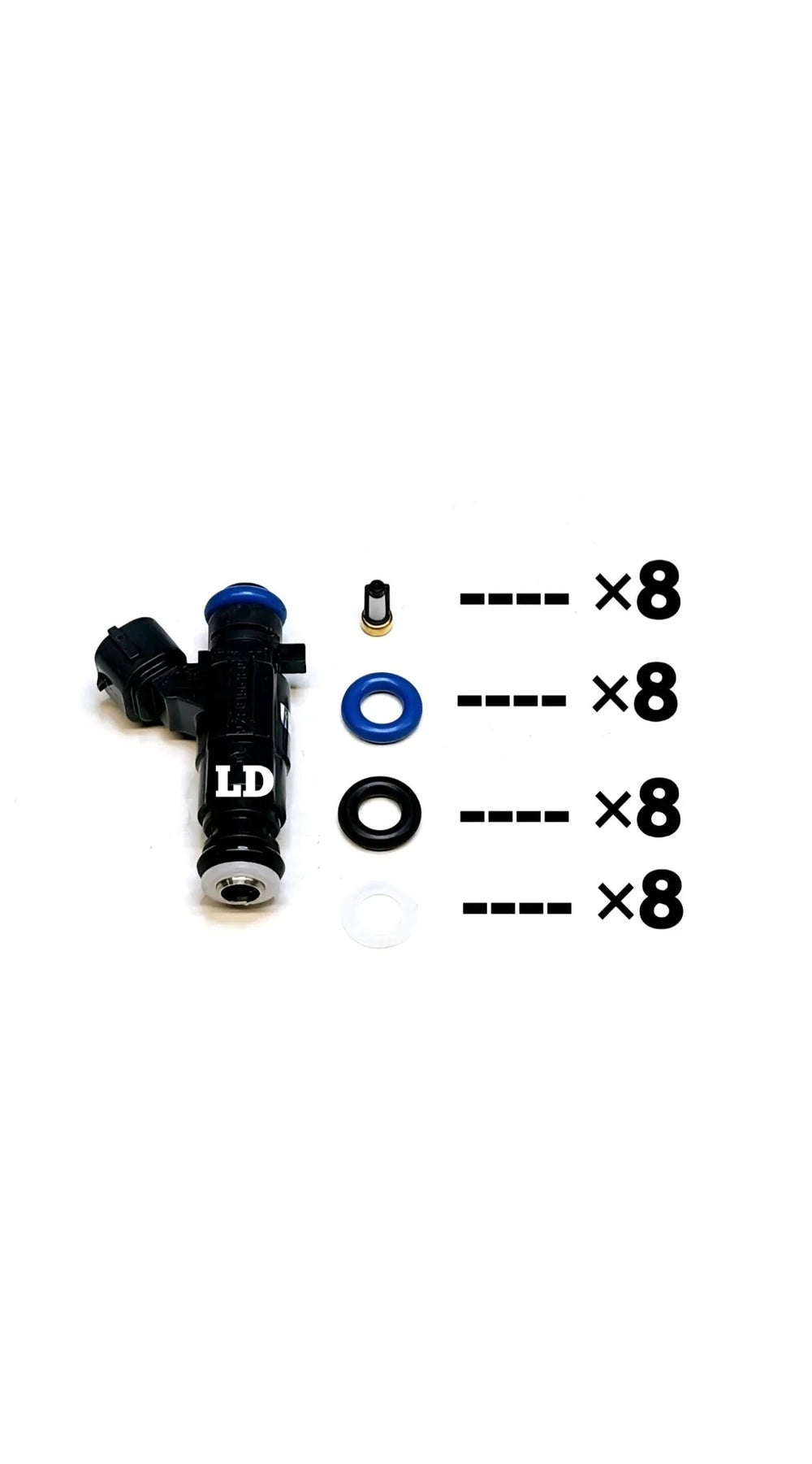 EA824 Fuel Injector, Standard Size, 5-Hole Nozzle
