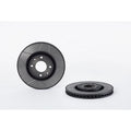 Front Brake Disc, Grooved and Coated