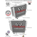 18.5" x 20" Downflow Radiator w/ Trans Cooler