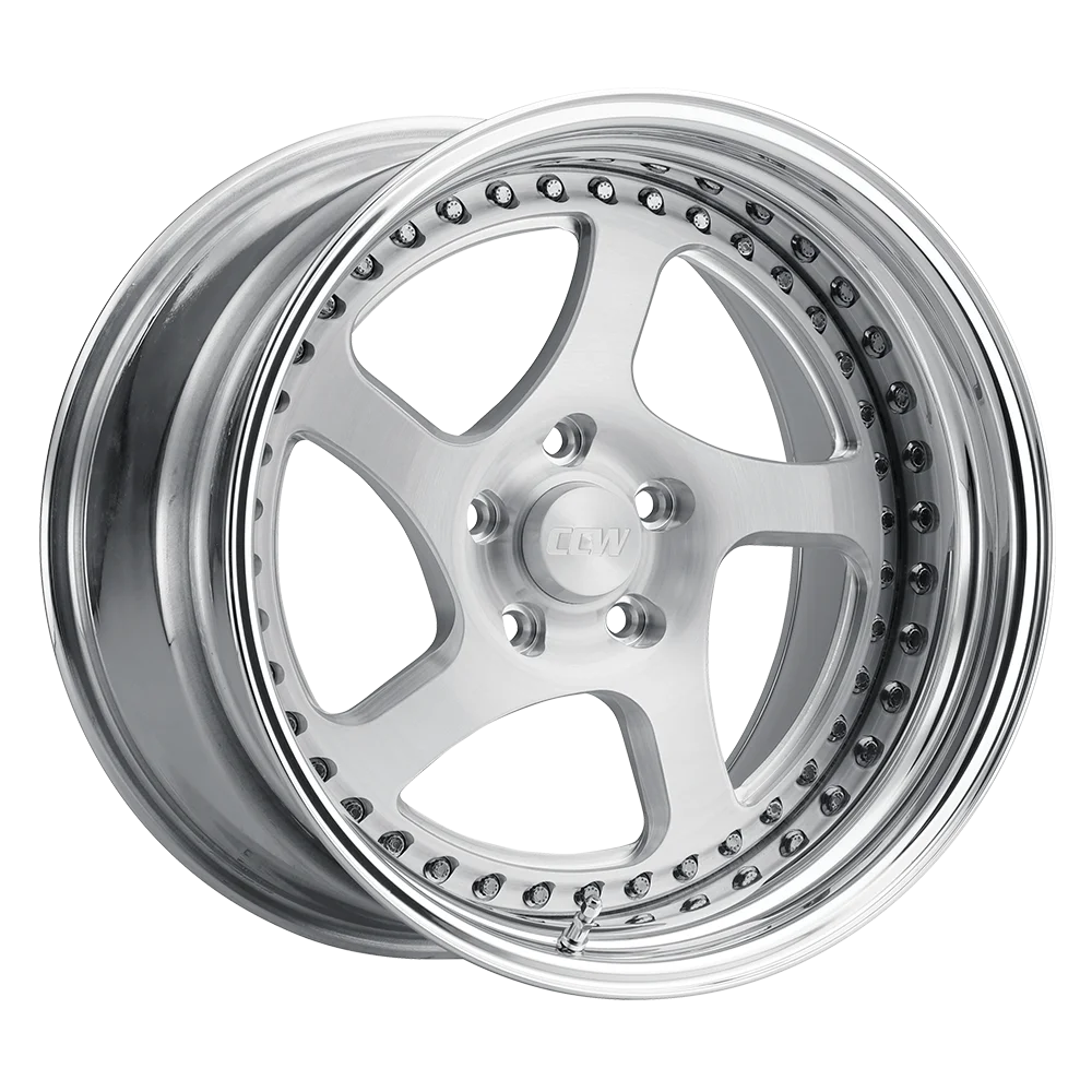 5-Spoke Three-Piece Forged Aluminum Wheel