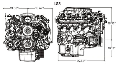 Crate Engine - 6.2L LS3 430HP