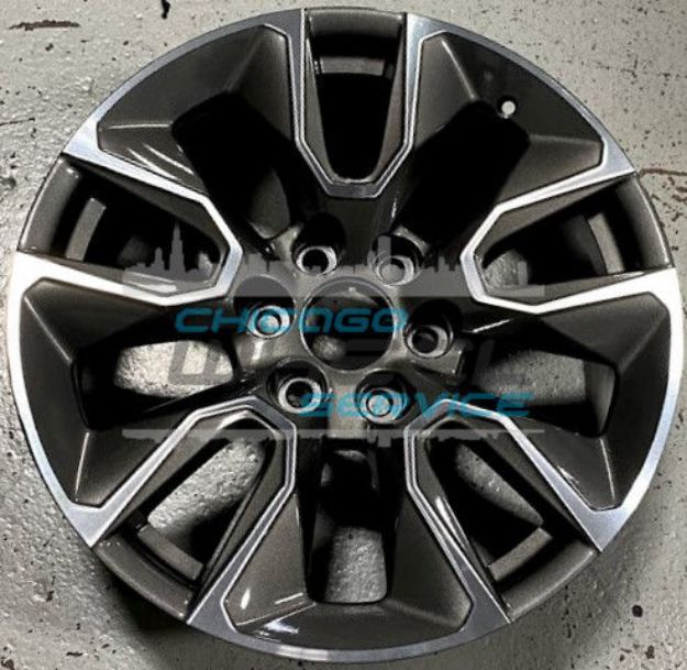 20x9 10-Spoke Grey Machined Wheel