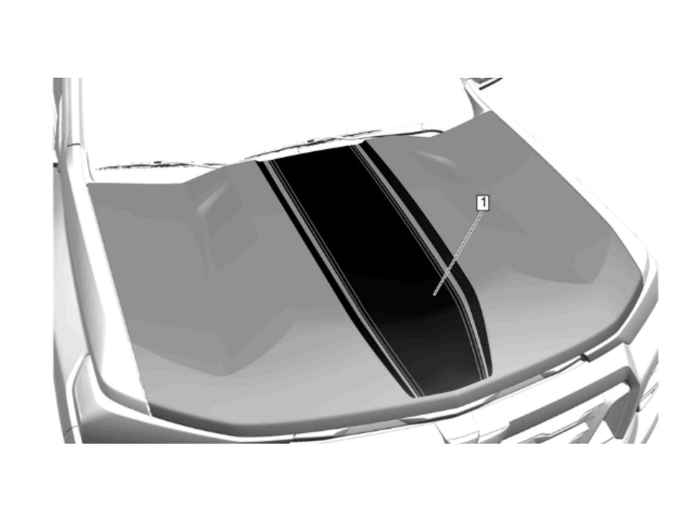 Hood Graphics Decal Kit