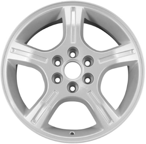 17x6.5 Silver 5-Spoke Aluminum Wheel