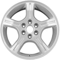 17x6.5 Silver 5-Spoke Aluminum Wheel