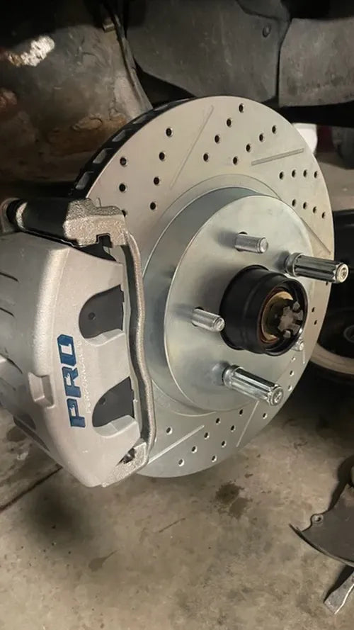 Big Brake Kit with C5 Calipers and Drilled/Slotted Rotors
