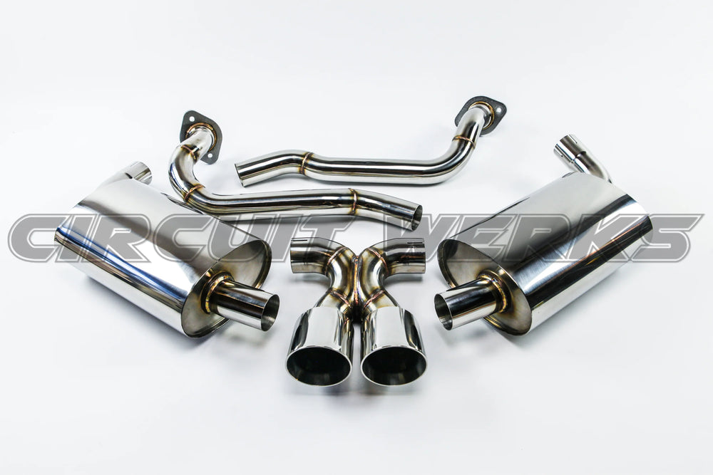 Catback Exhaust System with 3.5-Inch Polished Tips