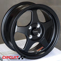 CP22 15x6.5 +35mm 4x100 Flat Black