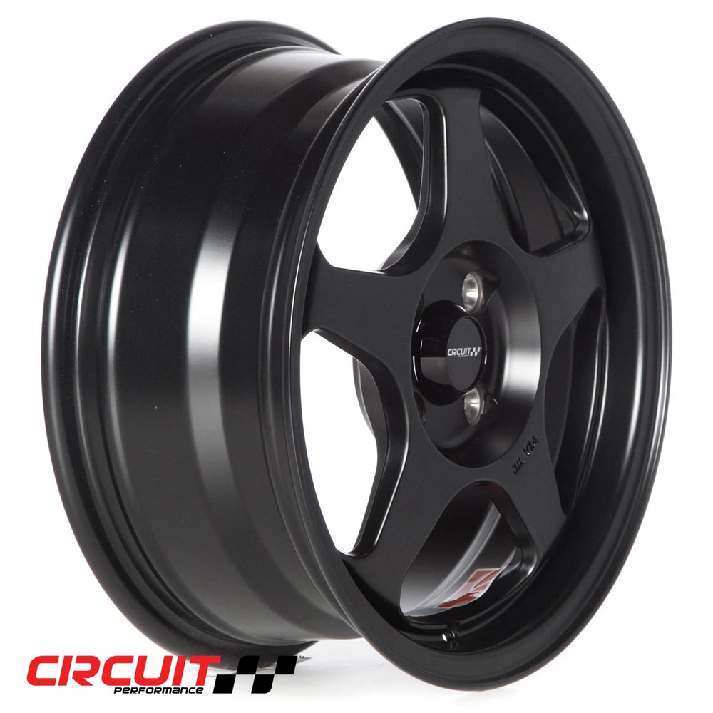CP22 15x6.5 +35mm 4x100 Flat Black