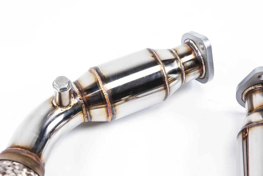 Resonated Catless Test Pipes for 350z VQ35DE