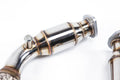 Resonated Catless Test Pipes for 350z VQ35DE