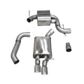 Touring Cat-Back Exhaust System, 3-Inch Black Tips
