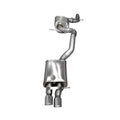 Touring Cat-Back Exhaust System, 3-Inch Black Tips