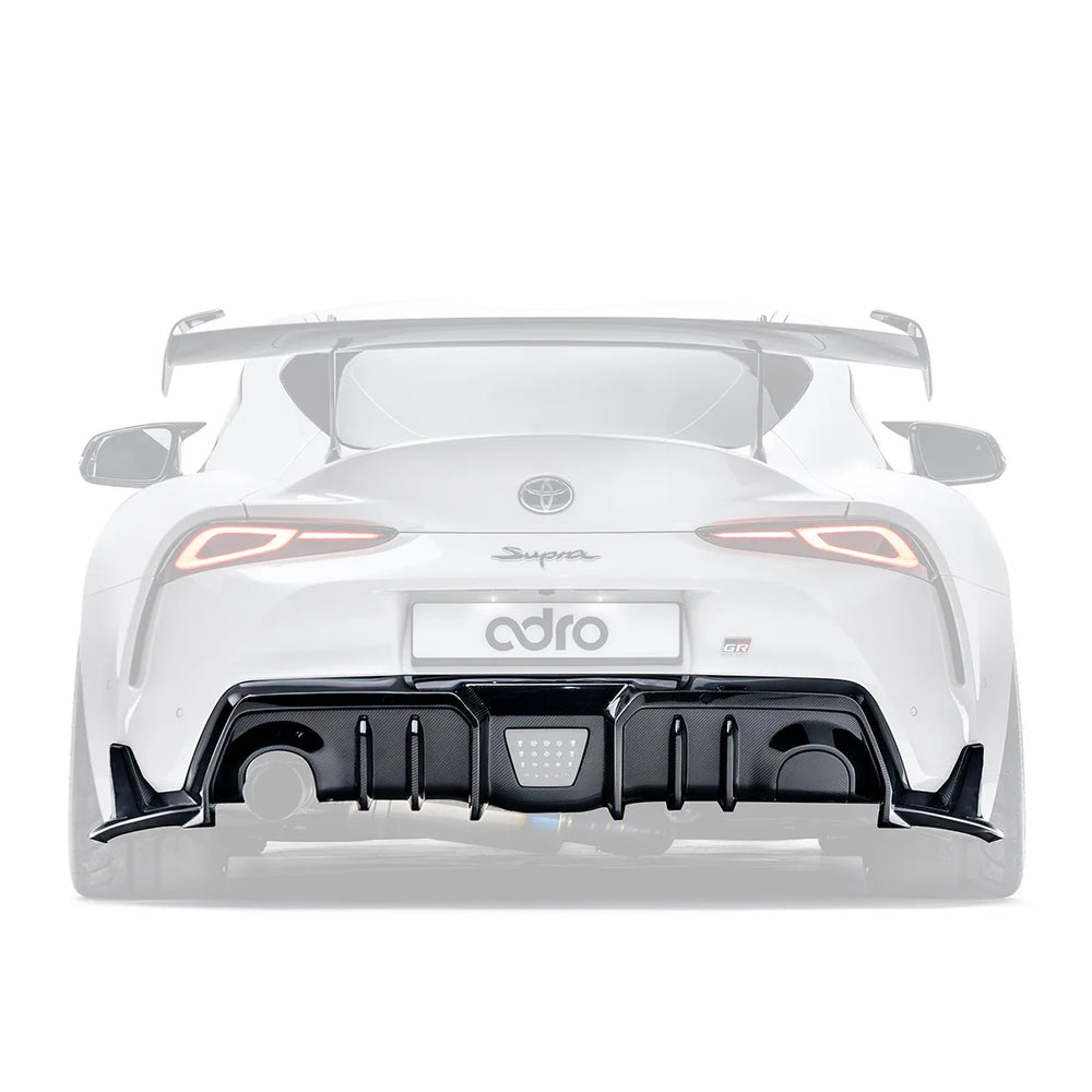 Wet Carbon Fiber Rear Diffuser