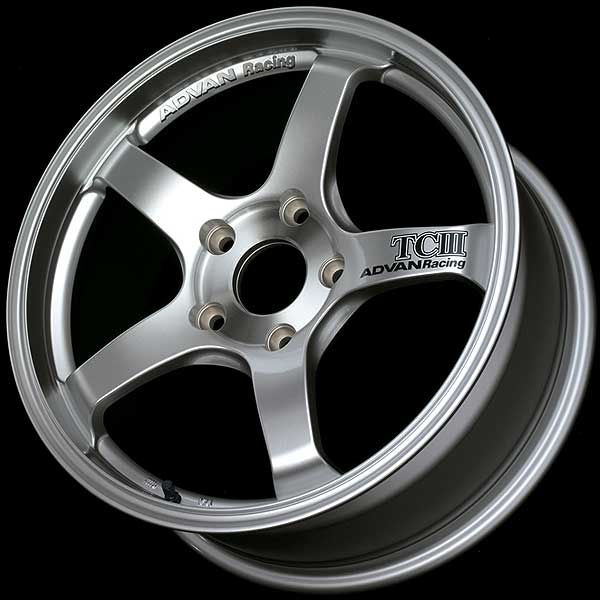 TCIII 18x11 +15 5x114.3 Hyper Silver Wheel