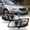 Projector Headlight with LED DRL, Driver Side