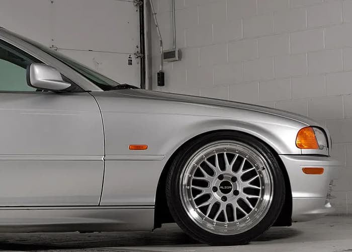 18-Inch 5x112 ET45 Hyper Silver Split Spoke Mesh Wheel