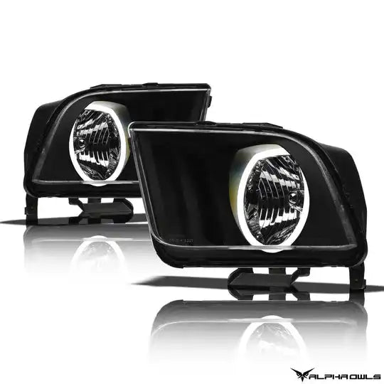 LM Series Crystal Euro Style Halogen Headlights with LumenX Light Bar