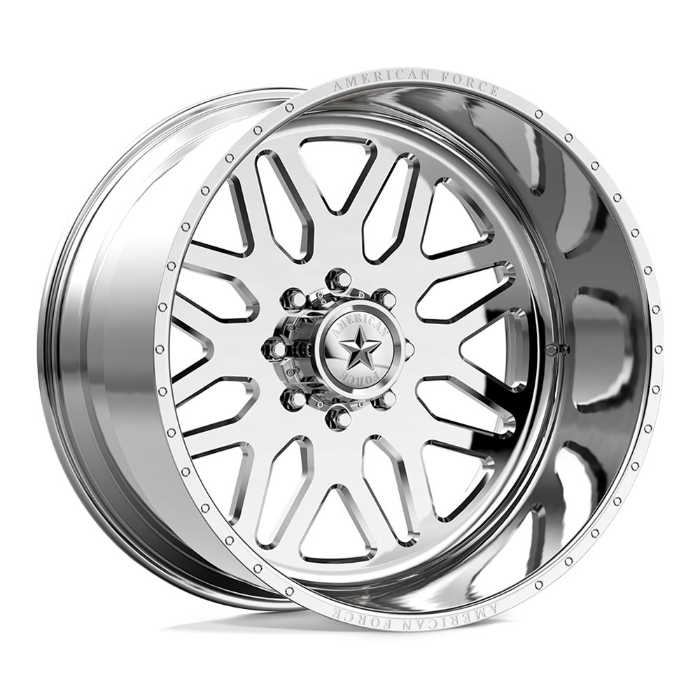 B02 TRAX SS 24x14 -72mm Polished Forged Aluminum Wheel