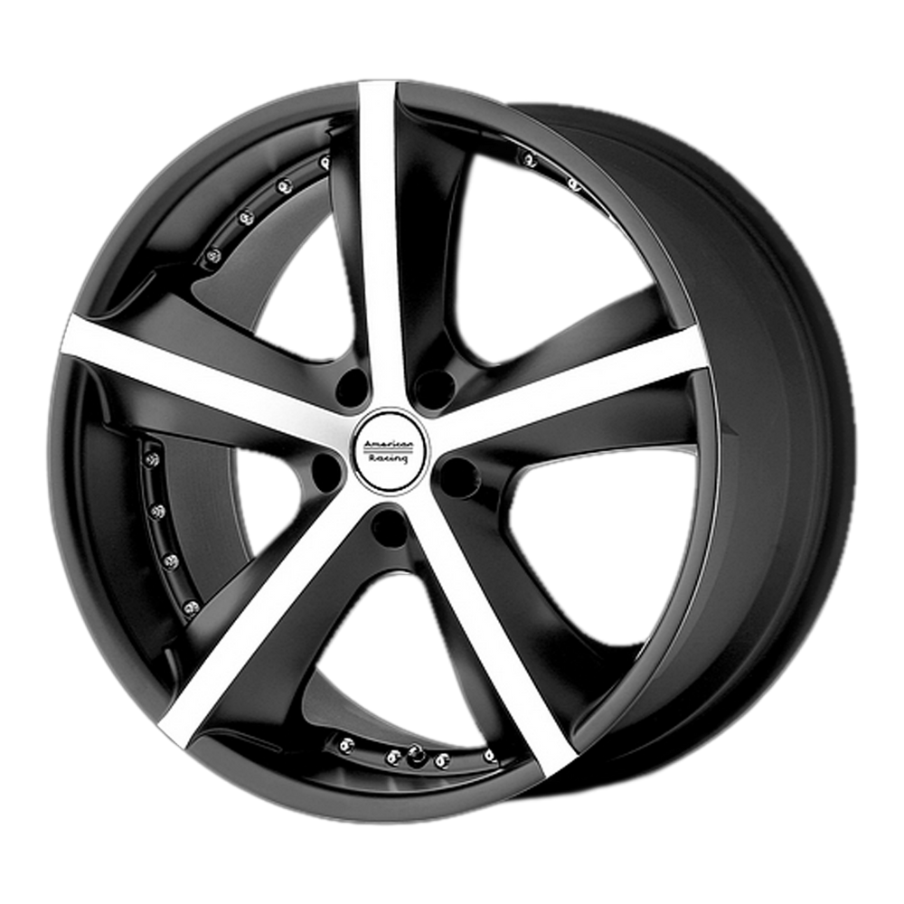 AR882 Phantom 20x8.5 +38mm 5x114.3 Matte Black Machined Wheel