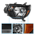 OE-Style Headlight Set with Black Housing