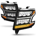 LED Crystal Plank Style Headlights