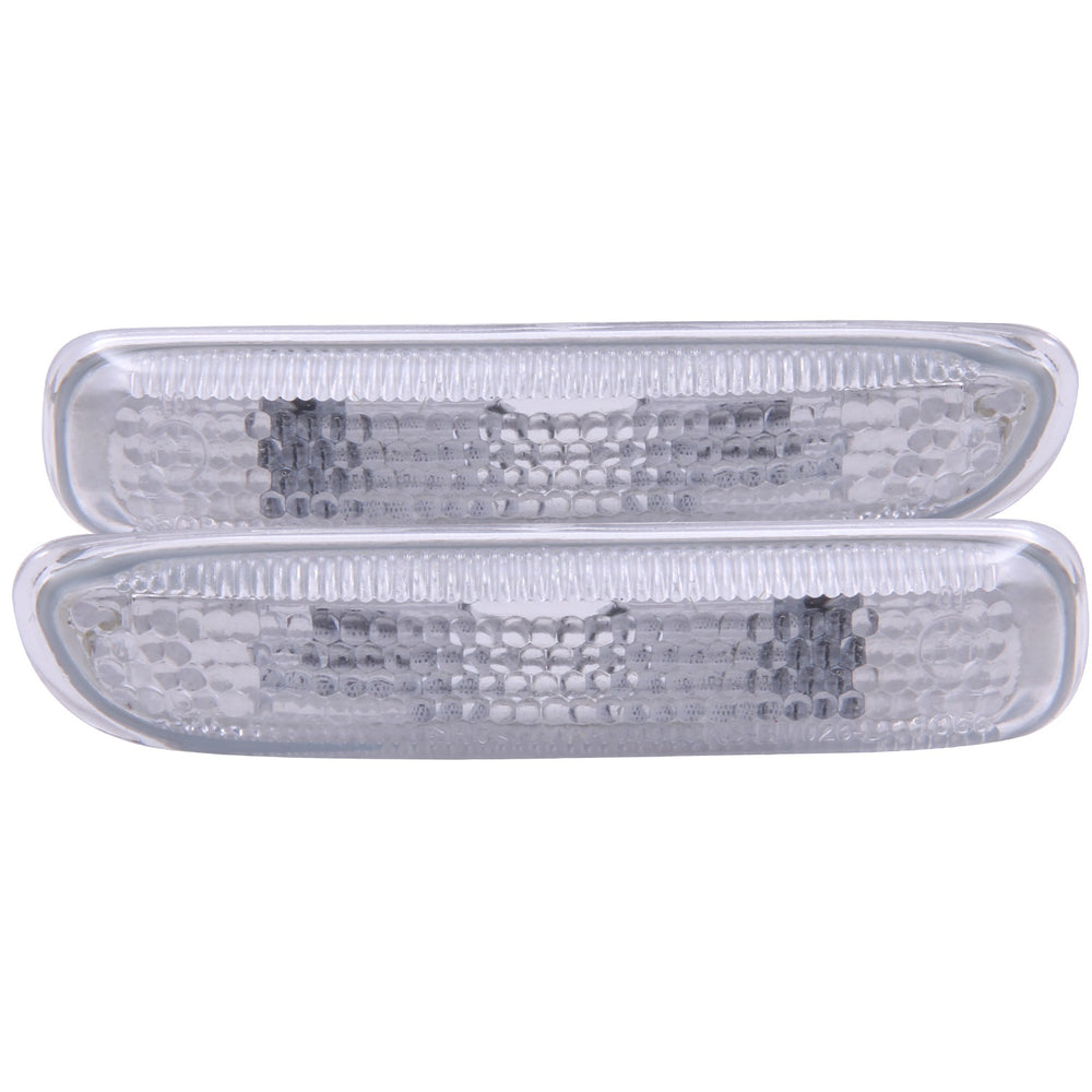 Clear Lens Chrome Housing Side Marker Lights